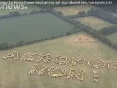 Les Zadistes se sont battus pour refuser cet aéroport (capture Euronews)