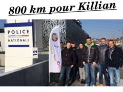 Huit policiers vont courir 800 km aux côtés du papa de Killian