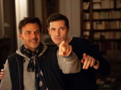François Ozon et Melvil Poupaud sur le tournage de 